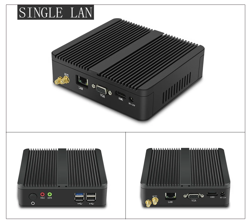 Fanless Mini PC Celeron N2810 Dual Gigabit LAN Windows 10 Computer Desktop PC Celeron J1900 HDMI VGA WIFI USB Mirco PC Fanless Mini PC Celeron N2810 Dual Gigabit LAN Windows 10 Computer Desktop PC Celeron J1900 HDMI VGA WIFI USB Mirco PC