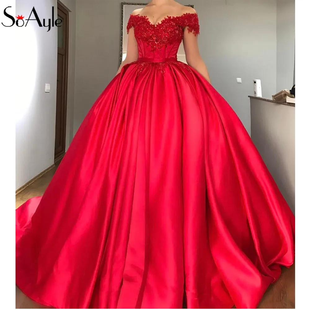Red heavy gown Clearance