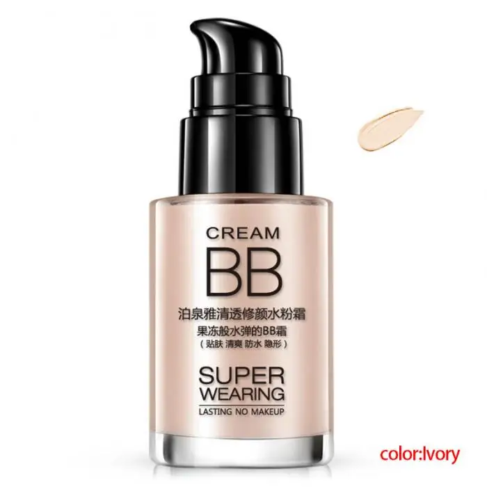 New Arrival High Quality Moisturizer Face Foundation Makeup Base Liquid Foundation BB Cream Concealer Whitening Oil-control