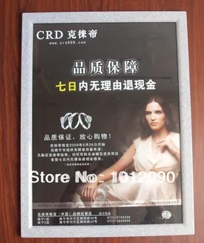 

Imitation marble elevator advertising box Elevator ad/Snap frame wallmounted advertising post frames