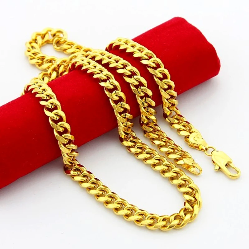 Chain Necklace Jewelry,24k Gold Gp 