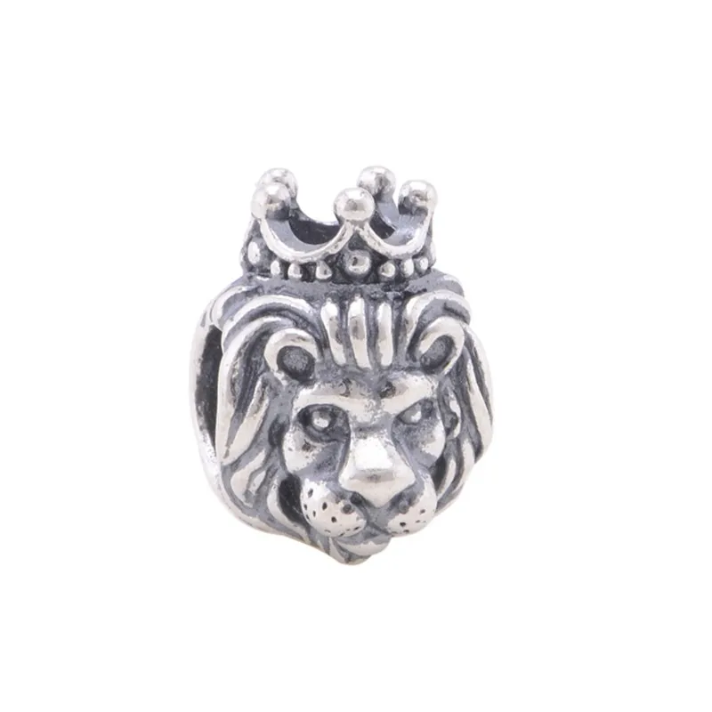 

Authentic 925 Sterling Silver Bead Lion Head Charms Beads for Jewelry Making Fits Original Charm Bracelet Berloques
