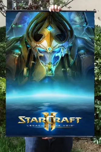Zerg медальон логотип Сара Керриган домашний Декор настенный плакат прокрутка