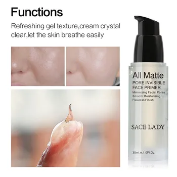 

30ml Magic Invisible Face Base Primer Makeup Liquid Matte Make Up Fine Lines Oil-control Cream Brighten Foundation Primer makeup