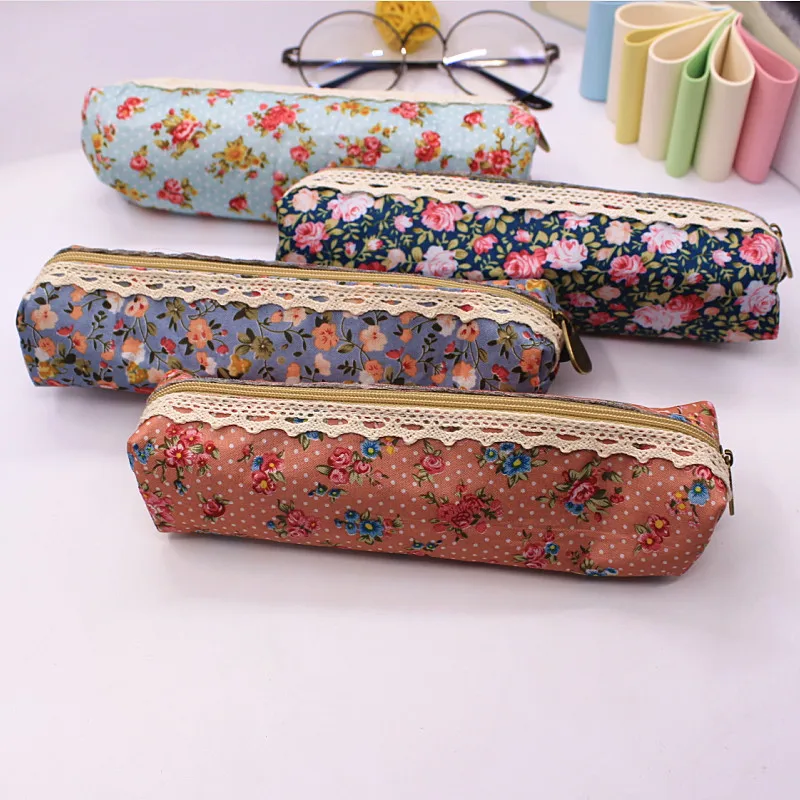 1pcs-lot-Fashion-Mini-Retro-Flower-Floral-Lace-Pencil-case-pen-bag-Multi-Function-Zipper-Pencil