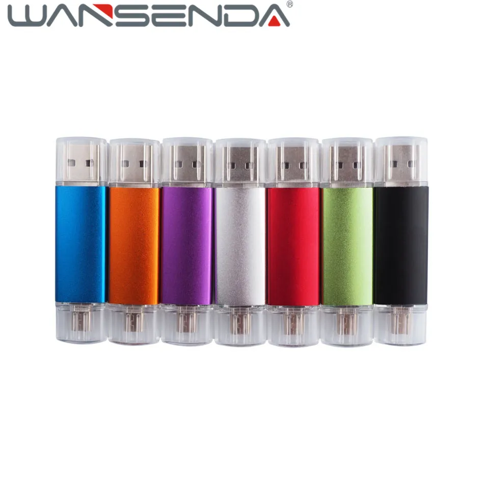 

Full Capacity OTG Dual smartphone USB Flash Drives 32GB 64GB Pen Drive 4GB 8GB 16GB Dual external Memory Stick U Disk pendrive