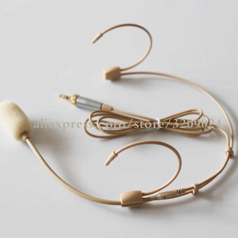 Skin Cardioid Directivity Headset Microphone Mic Wireless Interview