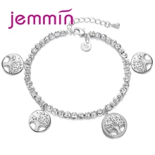 Lucky Girls красивый браслет с деревом простой женский браслет 925 пробы серебряные летние ювелирные изделия Новинка