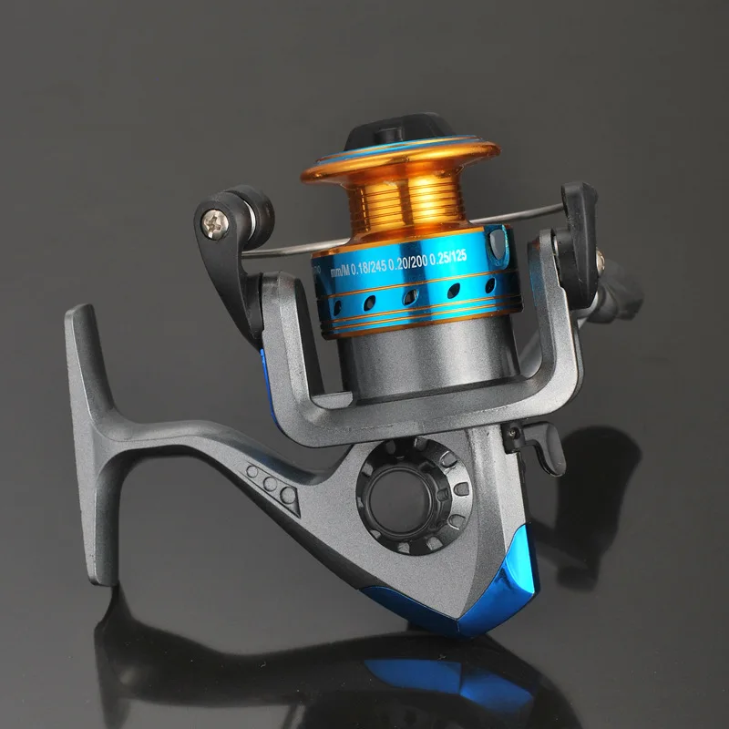 Metal 3BB Spool Spinning 200 Series 5.2:1 Fishing Reel Wheel Gear Ratio Knob Handle Right Left Hand Changeable jooyoo
