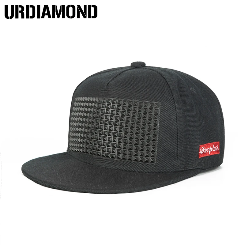 

URDIAMOND 2018 Fancy 3D snapback cap For Men raised soft silicon square pyramid flat baseball hip hop hat for boys and girls