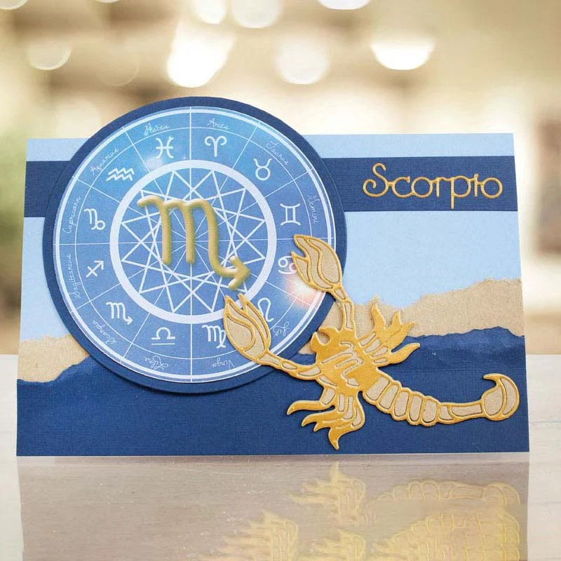 

YaMinSanNiO Constellation Metal Dies Cutting Dies Scrapbooking Embossing Dies Cut Stencils DIY Cards Craft Dies