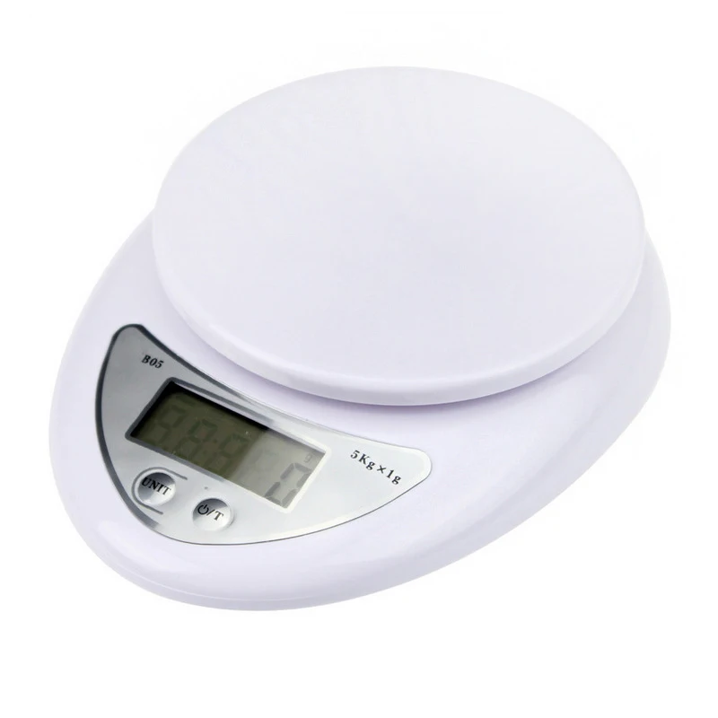 

5kg/1g Portable Digital Scale LED Electronic Scales Postal Food Balance Measuring Weight Kitchen LED Electronic Scales