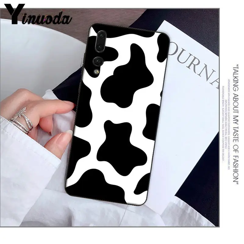 Yinuoda корова шаблон DIY печать рисунок чехол для телефона Huawei P9 P10 Plus Mate9 Mate10 Lite P20 Pro