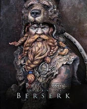 Assembly Scale Models 1 10 Resin Bust Berserker figure WWII Resin Model Free Shipping Unpainted