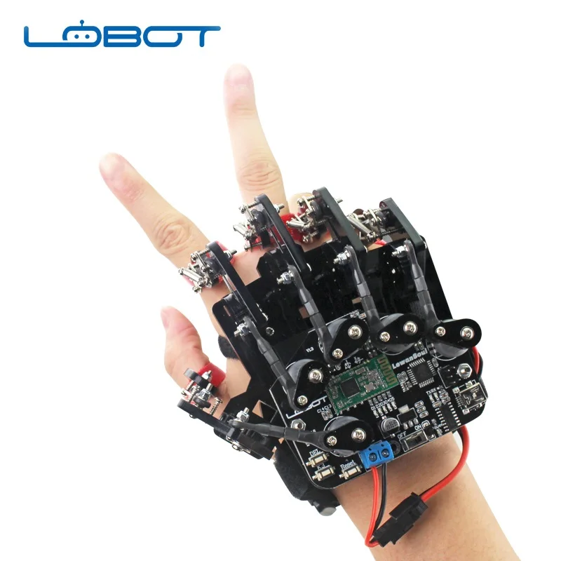 LOBOT с открытым исходным кодом Lead Motion ATmega328P Robot перчатки для uHand2.0 Arm RC Car Control