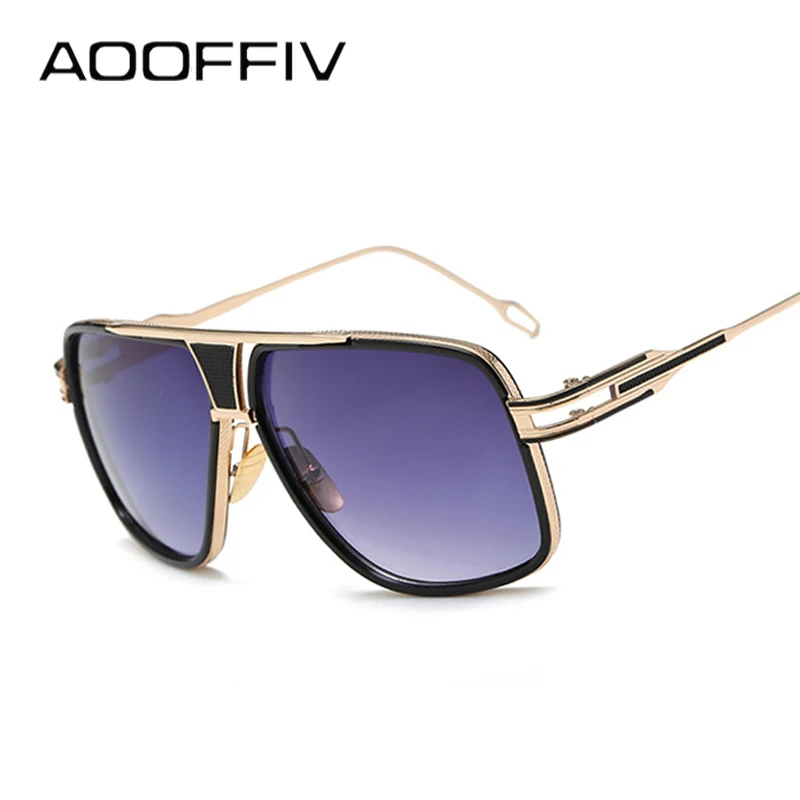 AOOFFIV New Style Sunglasses Men Brand Designer Sun Glasses Driving