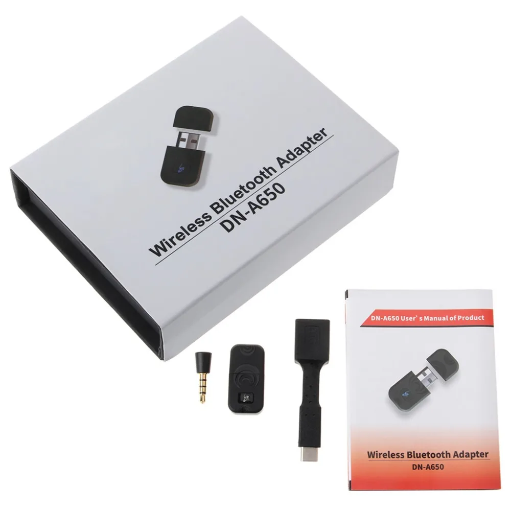 

USB Dongle Wireless Bluetooth Headphone Adapter Audio Transmitter Receiver for PC TV Computer Mac Switch PS4