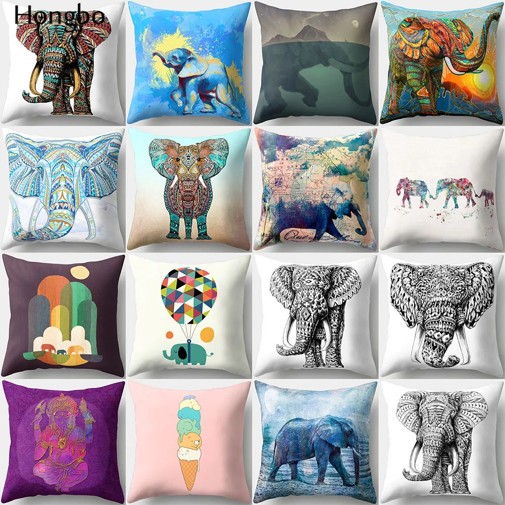 1 шт. декоративная наволочка в виде слона|cushion cover|pillow cushion coverscushion cover car |
