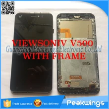 Original Touch Screen For ViewSonic V500 V500-3 Coship F2 LCD Display+Digitizer Panel Screen Assembly with Frame