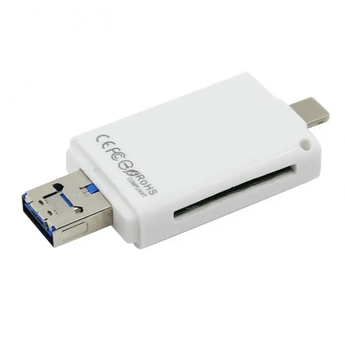 Etmakit 3 в 1 SD Card Reader Adapter Multifunctional USB для iPhone iPad PC компьютер NK-шоппинг