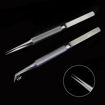 

Precision Microscope Smooth Tweezers Chip Plant Plant Tin Tweezers For Phone Repair Tools Tin-Assisted Tweezers No Magnetic