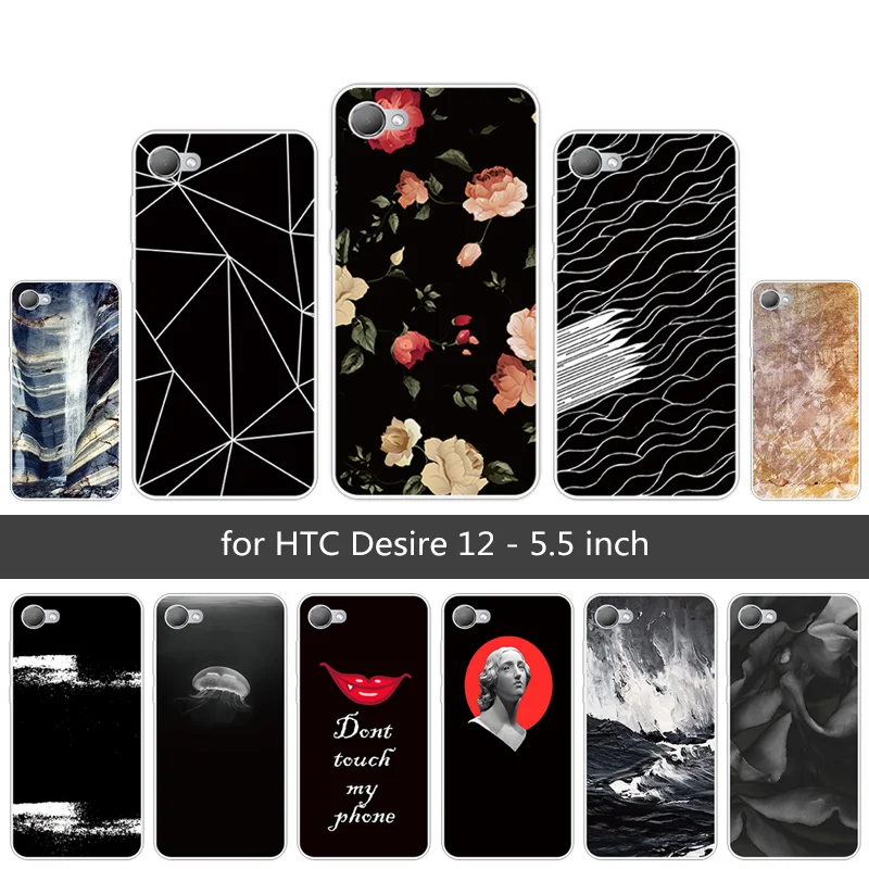 Silicone Fancy Cases for HTC Desire 12 Full Protective 5.5 inch Soft TPU Ultrathin Shell |