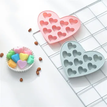 

1pc Little Heart Cake Mold Chocolate Molds DIY Cake Decorating Tools Silicone Cookies Molds Ice Cube Tray