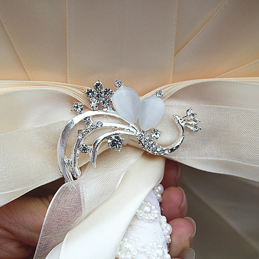Buquê de casamento artificial, WIFELAI-A, flores feitas