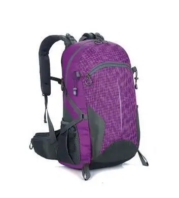 Facecozy водонепроницаемый рюкзак для охоты и путешествий для мужчин и женщин, рюкзаки для кемпинга и пеших прогулок, спортивная сумка большой вместимости 40 л - Цвет: Purple