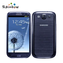 Мобильный телефон samsung Galaxy S3 I9300 четырехъядерный 4,8 дюймовый Android смартфон samsung i9300