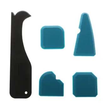 

5Pcs/Set Silicone Sealant Spreader Spatula Scraper Smoothing Cement Caulk Removal Tool Kit DIY