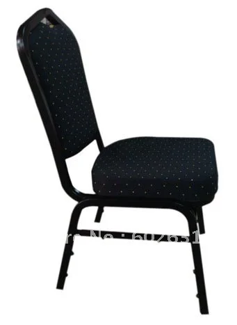 Стул для банкета с черной отделкой составной стальной LUYISI1030black|banquet chair|banquet stack