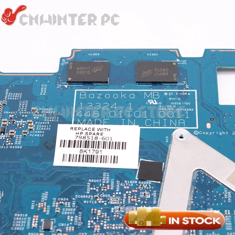 NOKOTION 798518-601 798518-001 для hp EliteBook Folio 1040 G2 серийная материнская плата для ноутбука I5-5200U Процессор 13324-1 448.01T01.0011