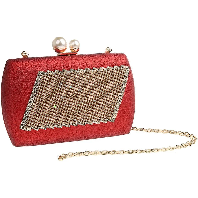 Simple Rhinestone Bag Elegant And Easy To Take A Bag Banquet Bag Fashion Dress Bag
