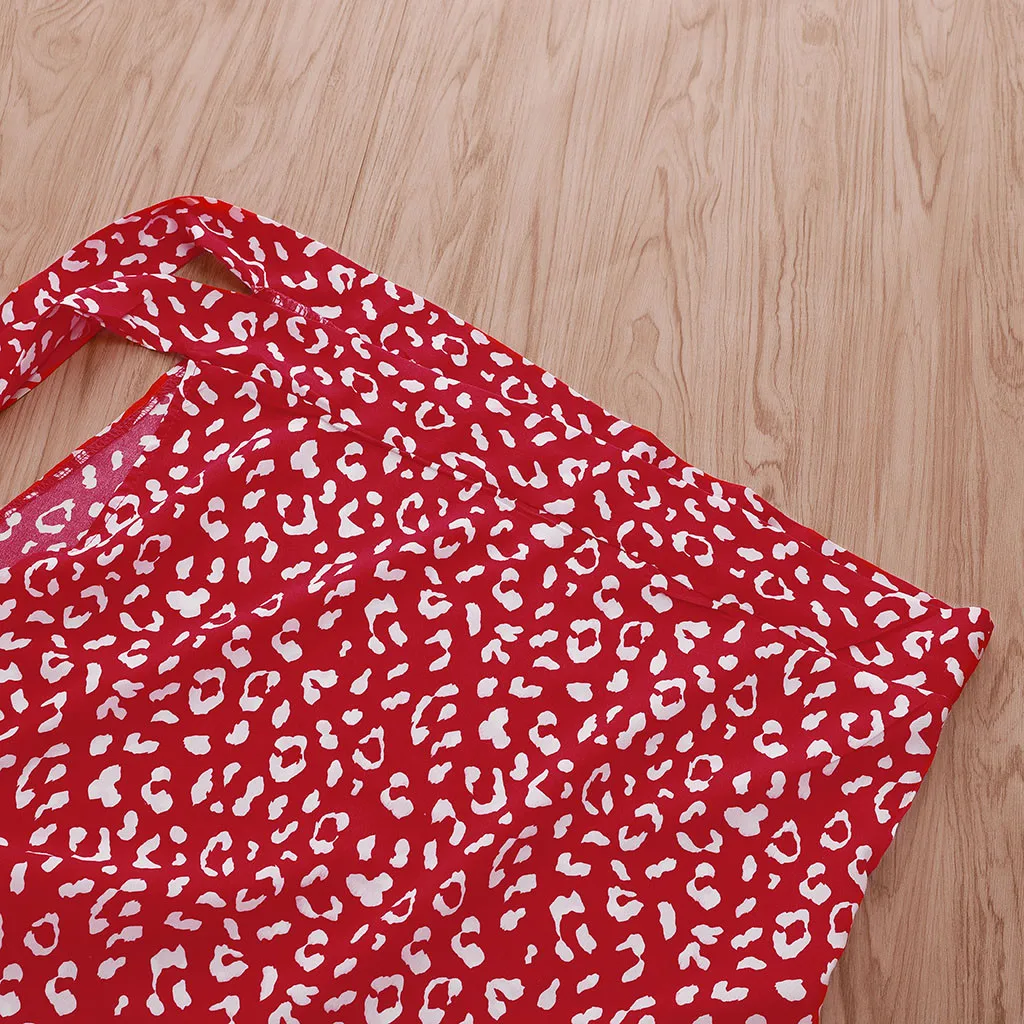 Женская летняя модная леопардовая юбка с эластичной резинкой на талии винтажная неупакованная Макси-юбка, юбка, качели 2019