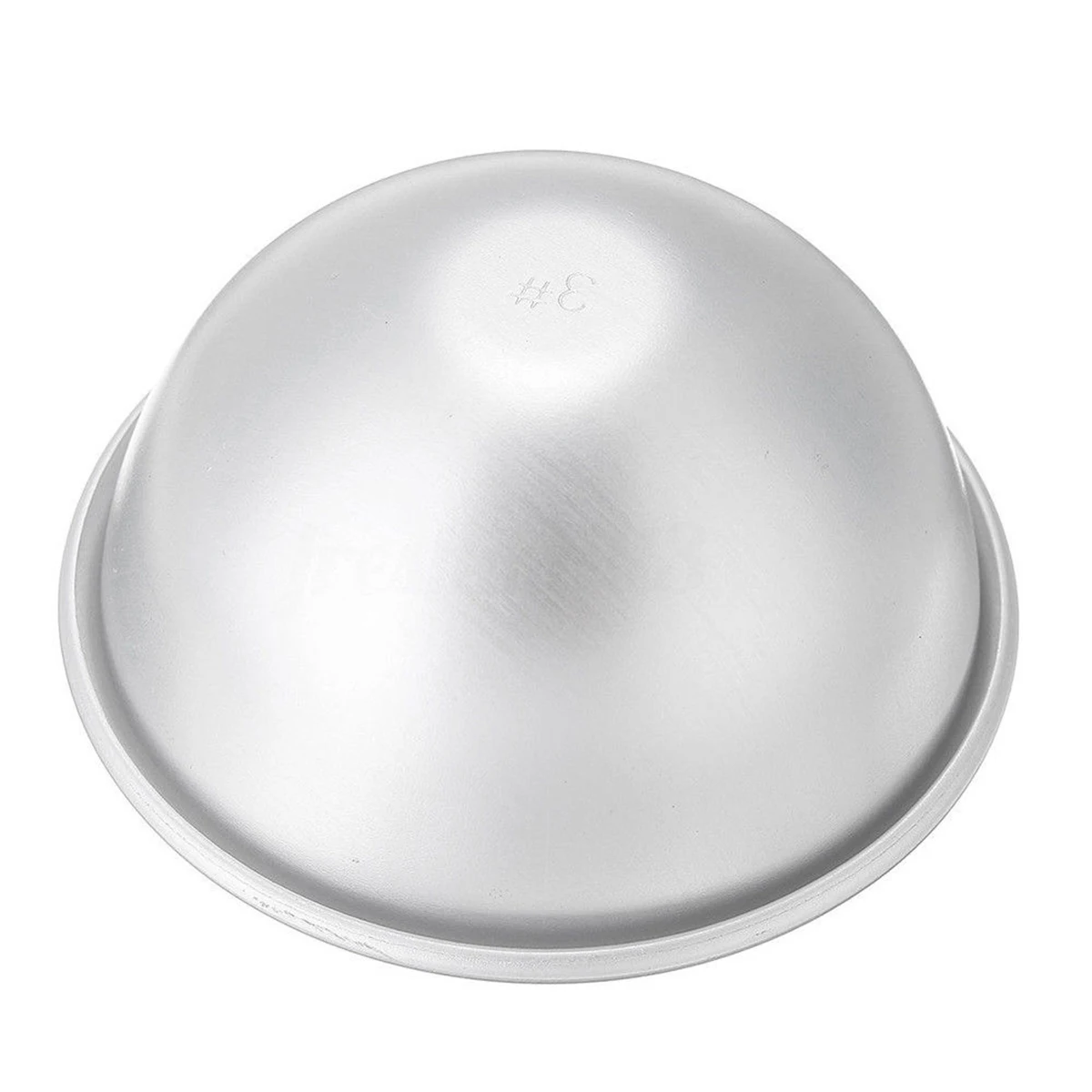 JX-LCLYL 16pcs New Metal Aluminum Bath Bomb Moulds DIY Cake Ball Molds Homemade Crafting