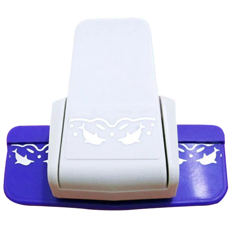 

New border punch S flower design embossing Punch scrapbooking handmade edge device DIY paper cutter Handmade Craft gift Dolphin