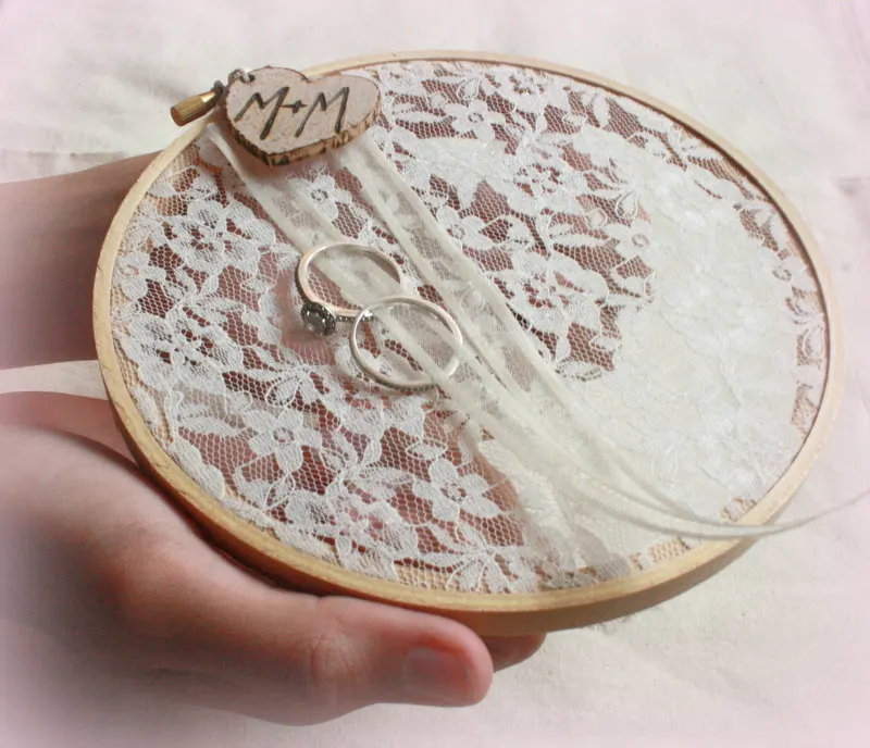 1pc dainty lace artifical wooden ring pillow holder ribbon wedding favor ring holder weddingparty decoration gift 1515cm on aliexpresscom alibaba group - Wedding Ring Holder 1pc dainty lace artifical wooden ring pillow holder ribbon wedding favor ring holder weddingparty decoration gift 1515cm on aliexpresscom alibaba group - Wedding Ring Holder