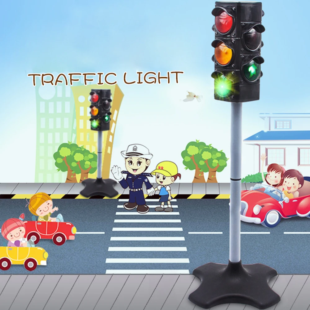 Educational Traffic Equipment Light Tool Children Safety Crossing Road Toys Traffic Signal Toy Early Childhood Educational Toys