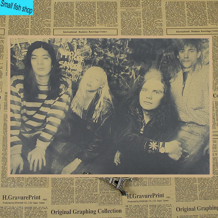 

The Smashing Pumpkins alternative pop/rock Home Furnishing decoration Kraft acid rock music Poster Drawing core Wall stickers