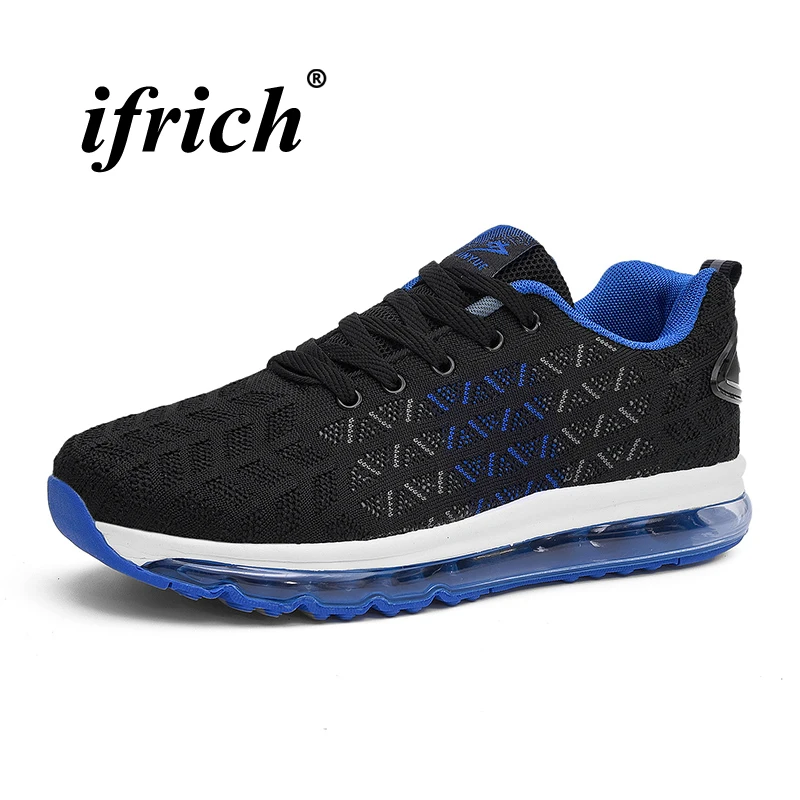 

Man Running Shoes Air Black Jogging Shoes Men Spring Summer Sneakers Breathable Training Shoes Rubber Bottom Light Sneakers Man