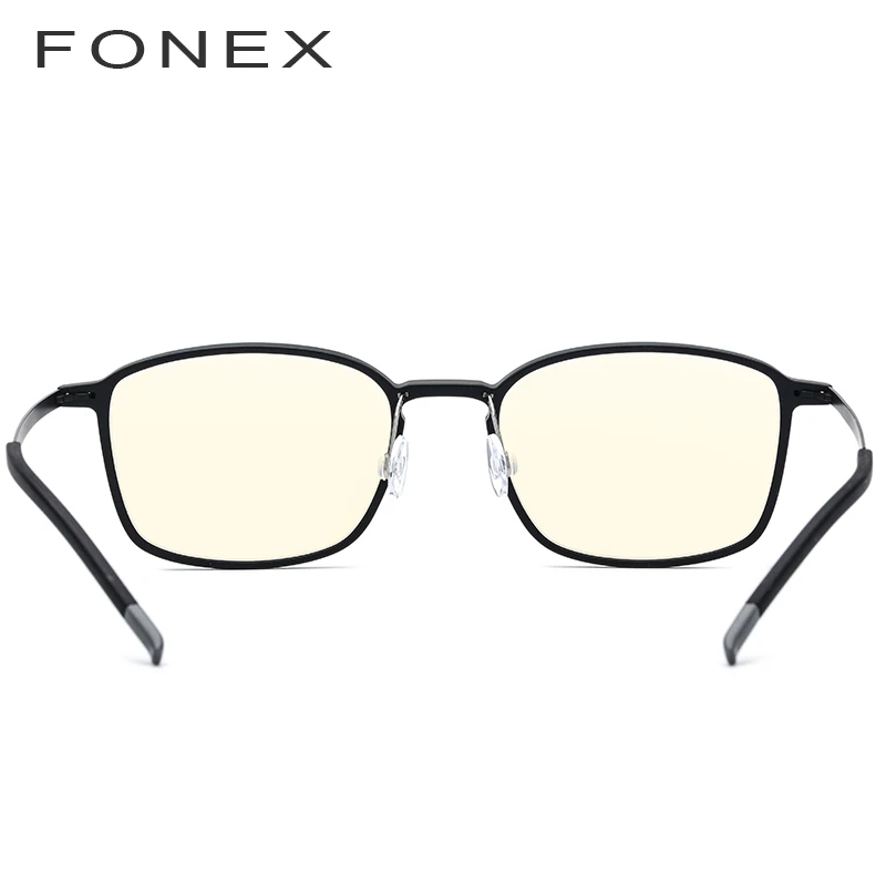 FONEX TR90, анти-синий светильник, очки, оправа для мужчин, защита от радиации, очки, квадратные, для игр, компьютера, очки для женщин, AB01