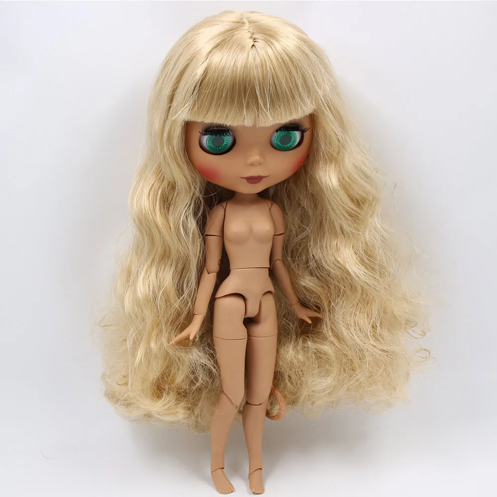 B nude doll Ледяная Обнаженная кукла Blyth No. BL3157 Flaxen hair 1/6 bjd, pullip, licca, jerryberry - Цвет: B nude doll