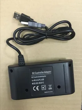 

2in1 usb Convertor For GC gamecube controller adapter converter for wiiu console pc adaptor to play super smashbros