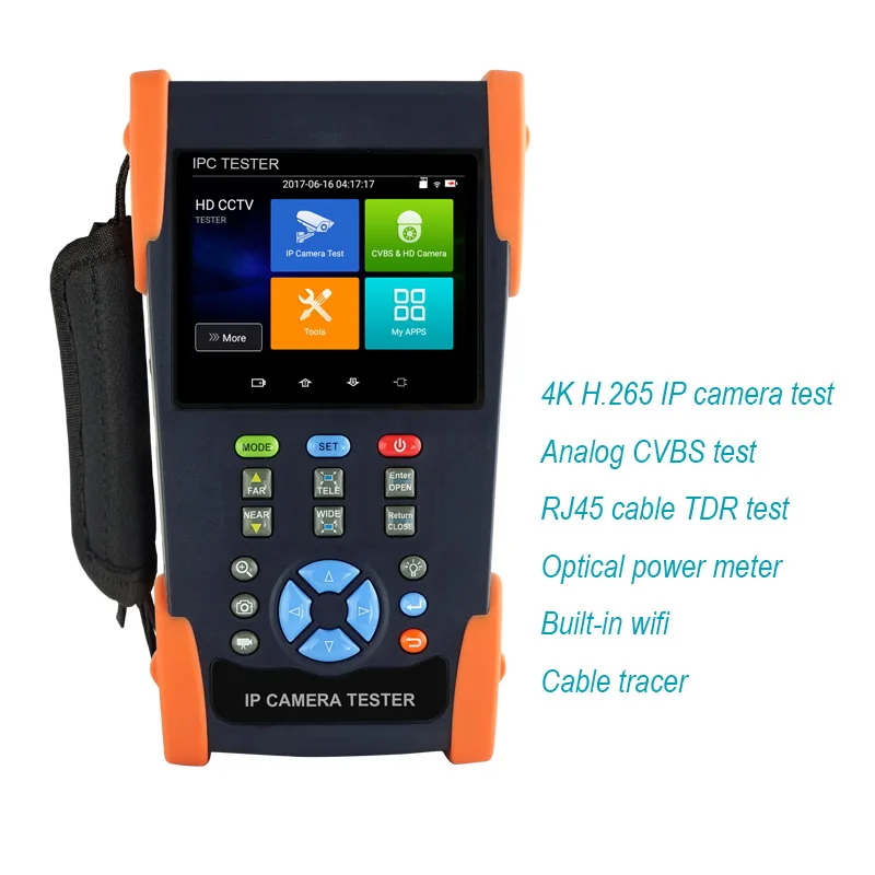 

2018 H.265 H.264 4K IP Camera tester Analog tester AHD Camera tester IP Camera security tester CCTV Test Monitor