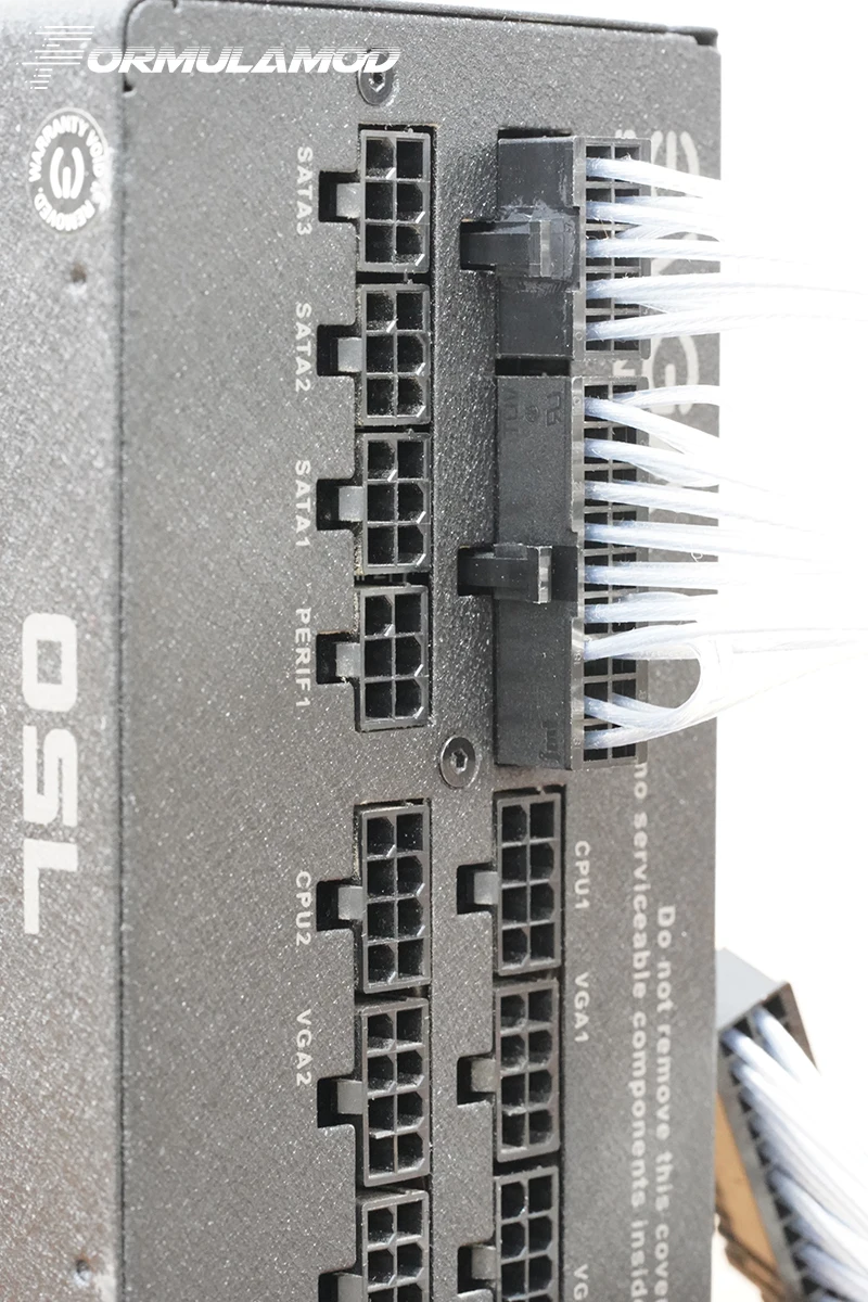 FormulaMod Fm EVGA SL полностью модульные PSU кабели 18AWG посеребренные для G2 G3 G + серии