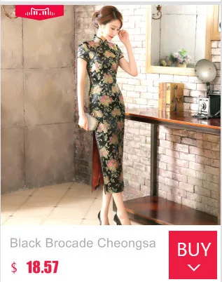 Китайское мини-платье из шелка и сатина Qipao Cheongsam, сексуальное платье с принтом и коротким рукавом, старинное винтажное черное платье синего цвета