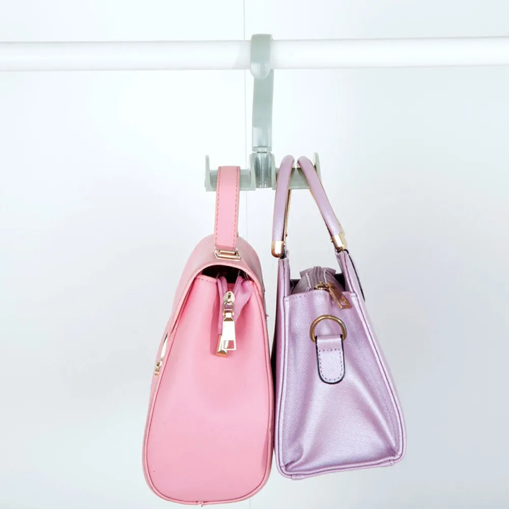 

2018 New Creative Hanger Hook Belt Tie Bag Scarf Closet Organizer Hanger Rack Wonderful House Storage Key Holder Wall