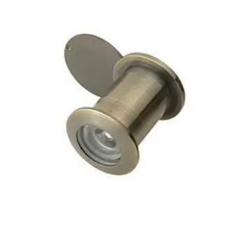 Bronze Color Высокое Качество Латунные Серьги из высококачественного гипоаллергенного сплава с Противоугонная Дверь Зеркало Обложка с видимой опал дверной глазок, дверной глазок легко устанавливается - Цвет: Bronze Color