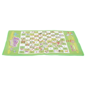 

Portable Flying Chess Snake and Ladder Kids Children Ludo Board Family Game Developing Learning Ability